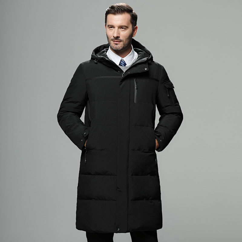 Mr Waterproof Quilted Long Jacket with Adjustable Cuffs