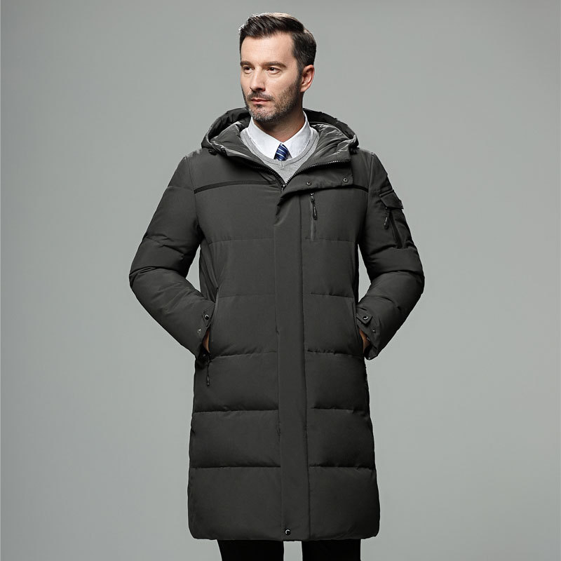 Mr Waterproof Quilted Long Jacket with Adjustable Cuffs