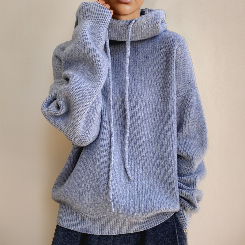 Alfhild Merino rullekravepullover – Højkvalitets dametrøje