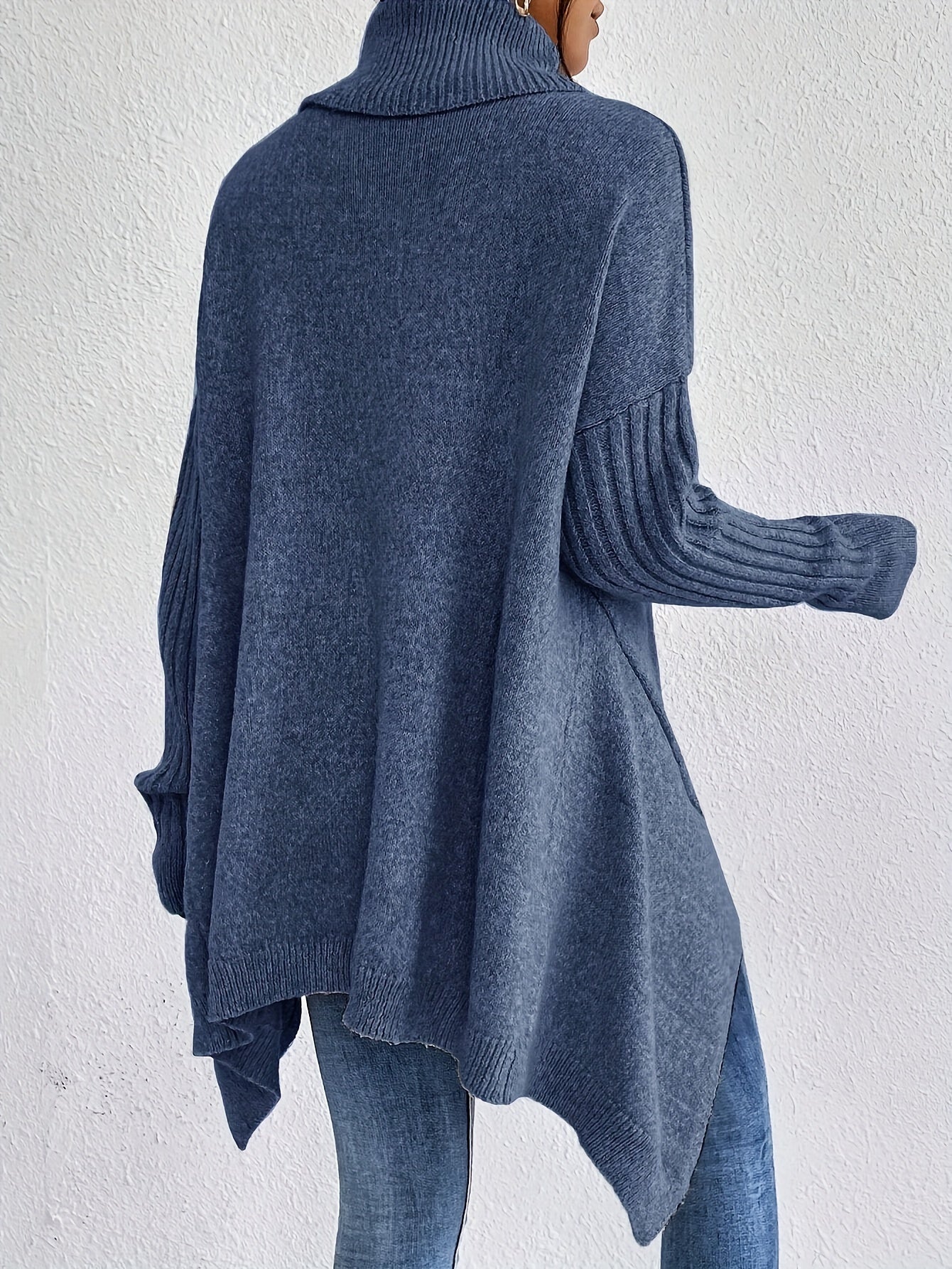 Marvelle™ | Asymmetric Sweater with High Collar for Women