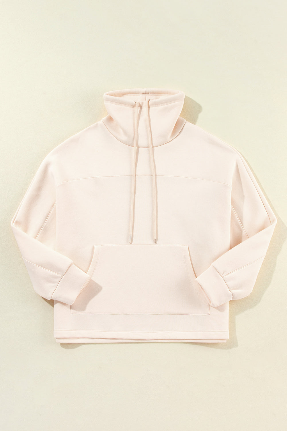 Celandine Damehættetrøje med høj hals – Pullover-sweatshirt med snøre