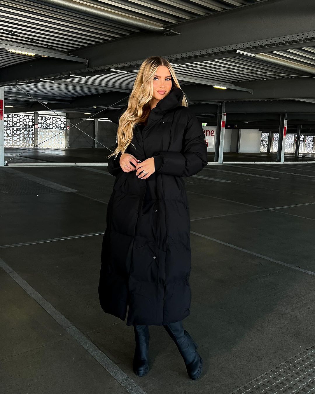 Isolde | Long Winter Coat with Adjustable Belt