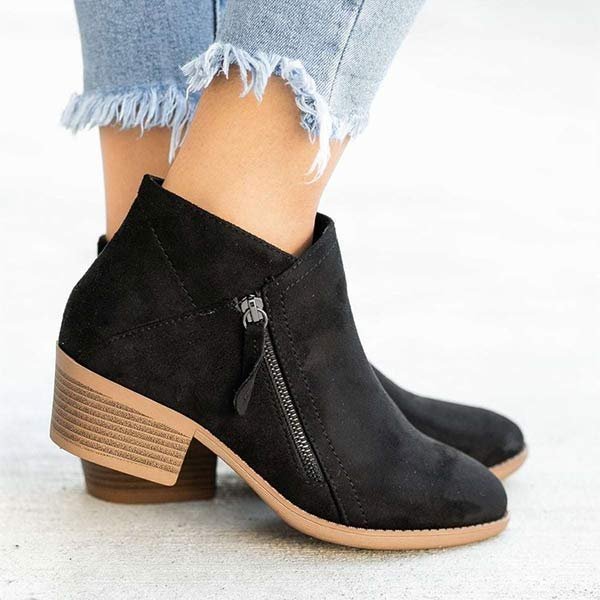 ELARA | Orthopedic Boots in Genuine Suede for Women