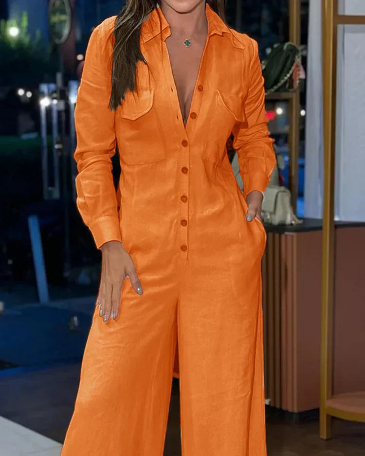 Solene | Stylish Jumpsuit with Long Sleeve