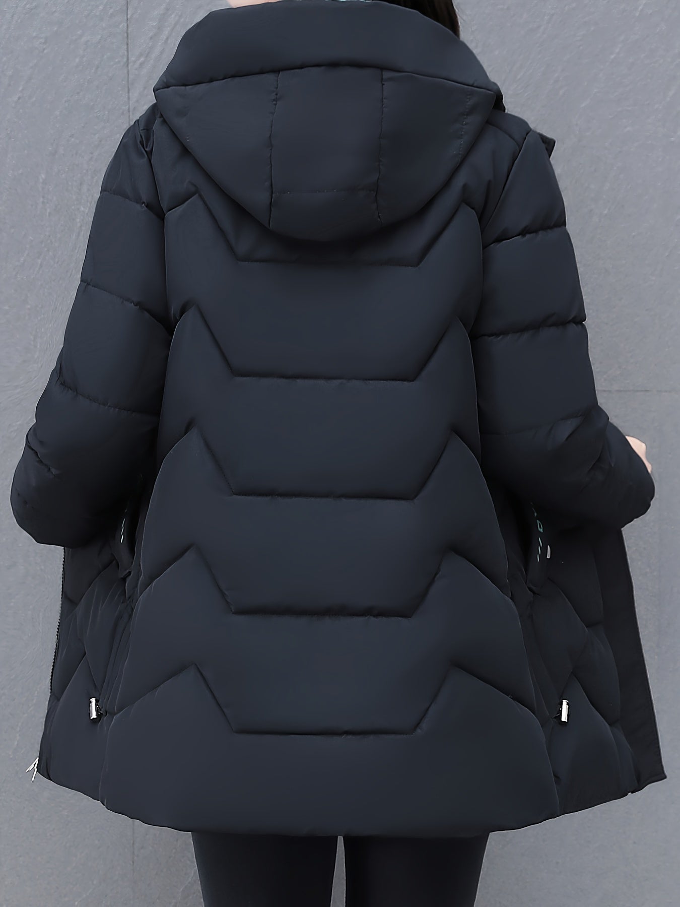 Aurélie™ | Mid-length Puffer Winter Jacket with Hood