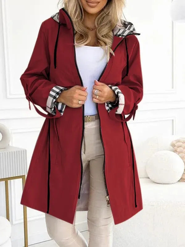 Luxelle Women's Cape with Hood – Elegant Everyday Layer for Winter