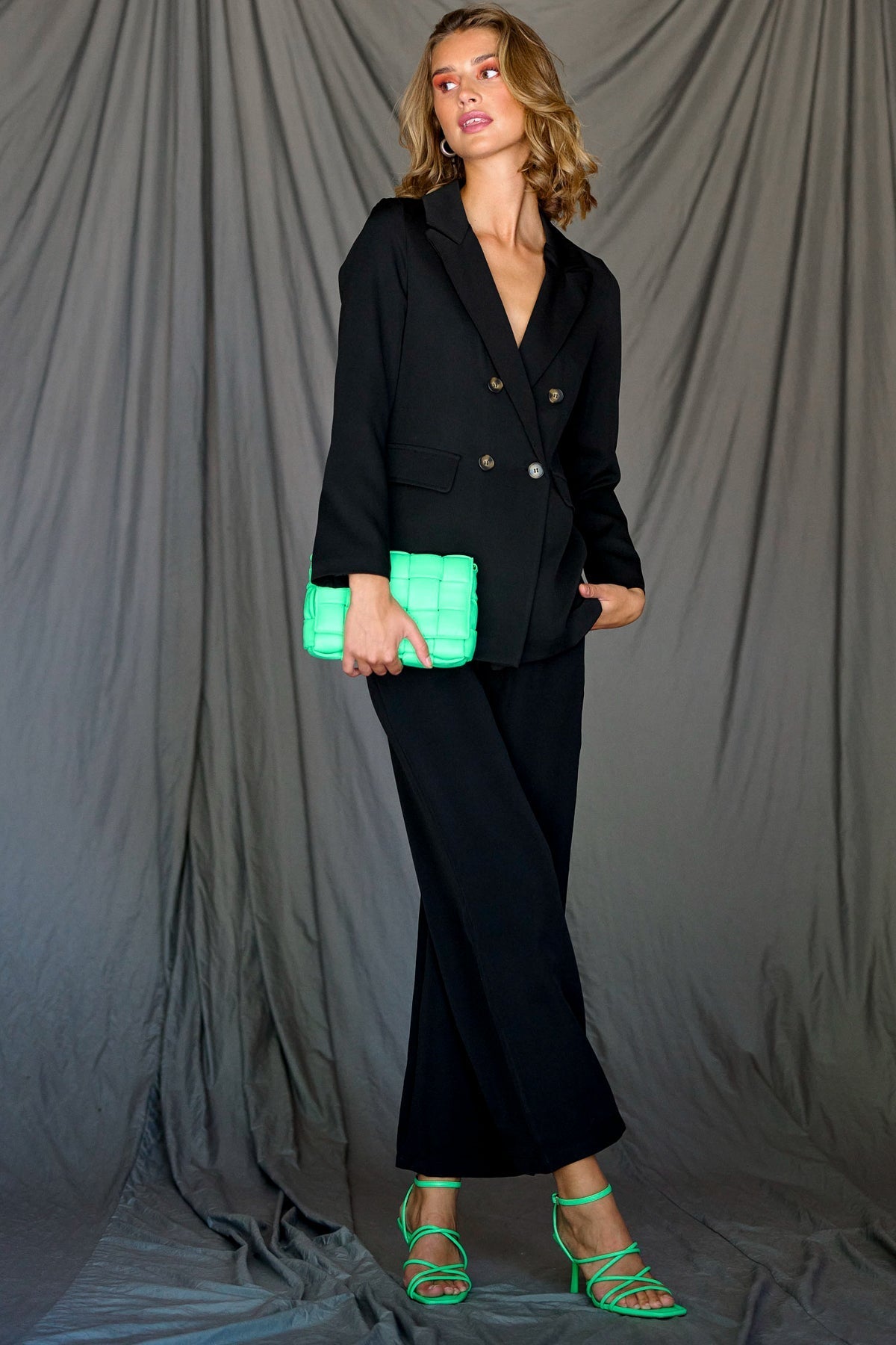 Kerstin Forte Blazer 22 Svart – Elegant Skräddarsydd Damblazer