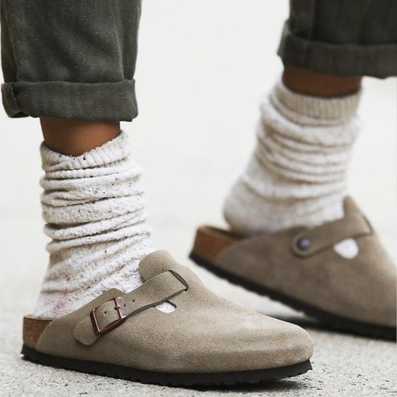 LORÉN™ | Premium Unisex Boston Sandal in Genuine Leather