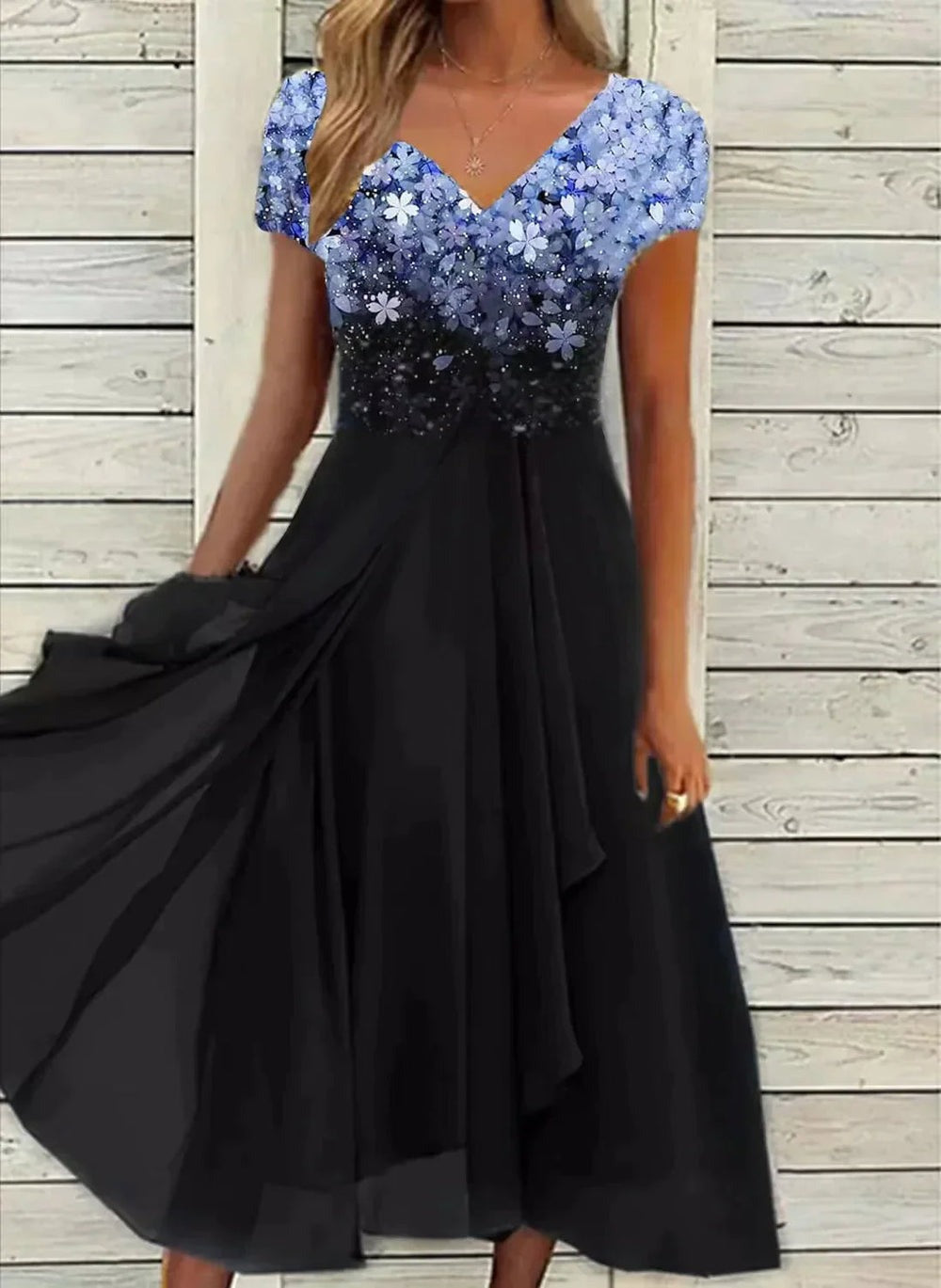 Celestina | Elegant Dress with Stretch and Timeless Glamour