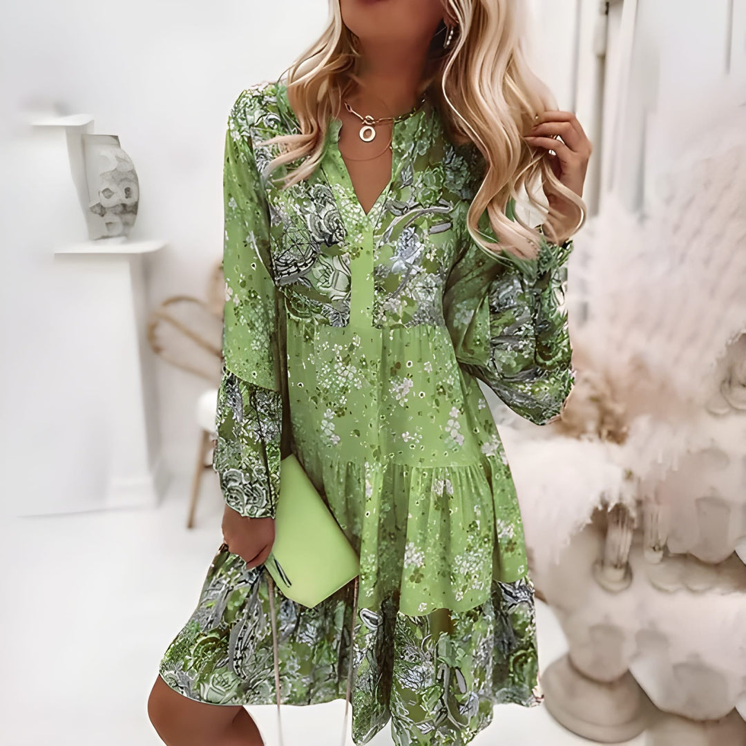 Saphira | Boho Dress in Soft Polyester Blend