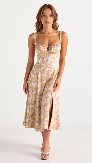 Iselina | Bustier Dress with Defined Waist & Elegant Silhouette