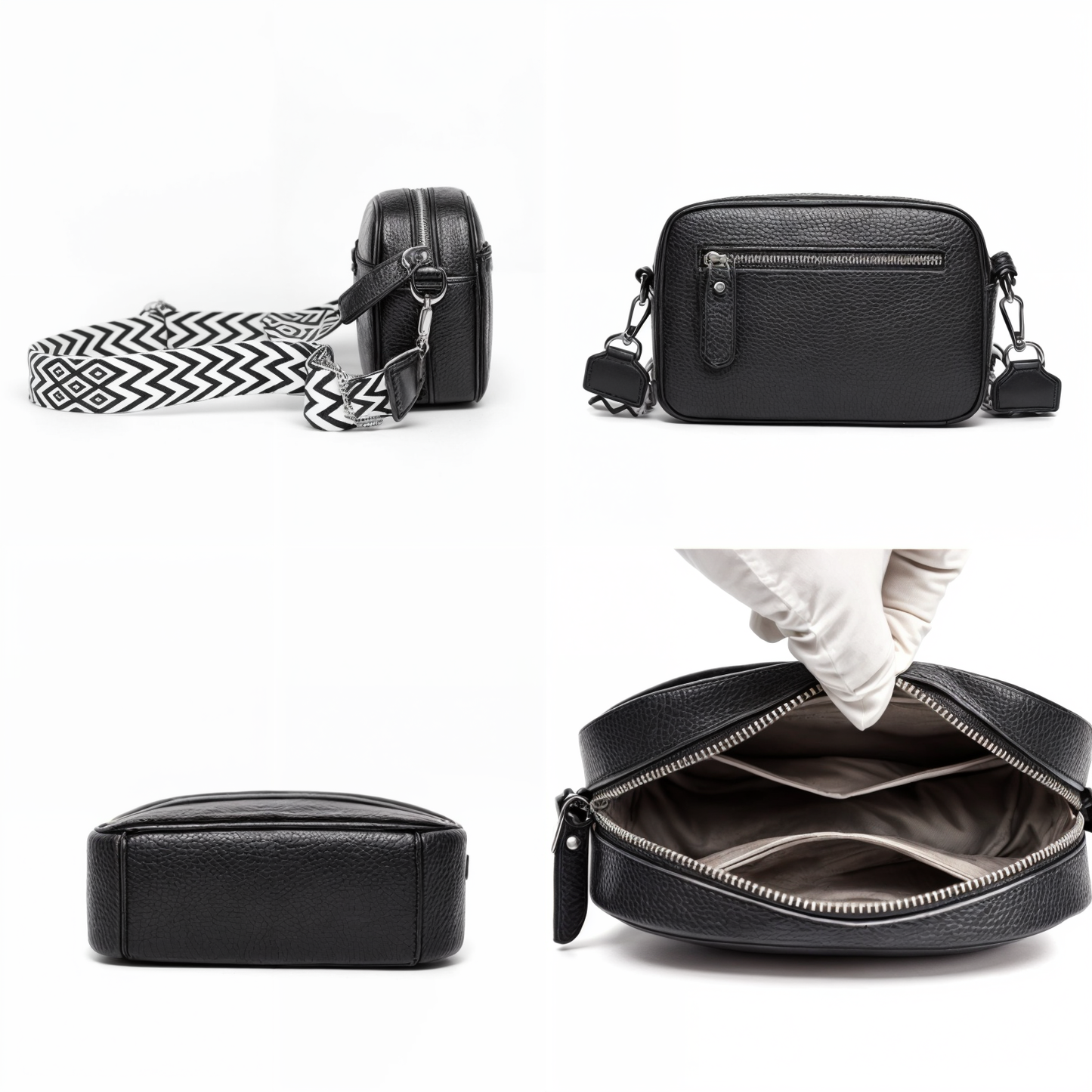Elvia | Lyxig Crossbody-väska i äkta läder