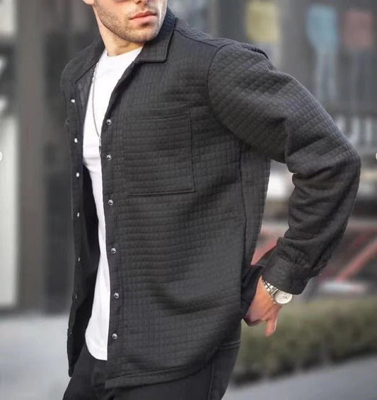 Marcellus™ | Quilted Shirt Jacket with Button Closure