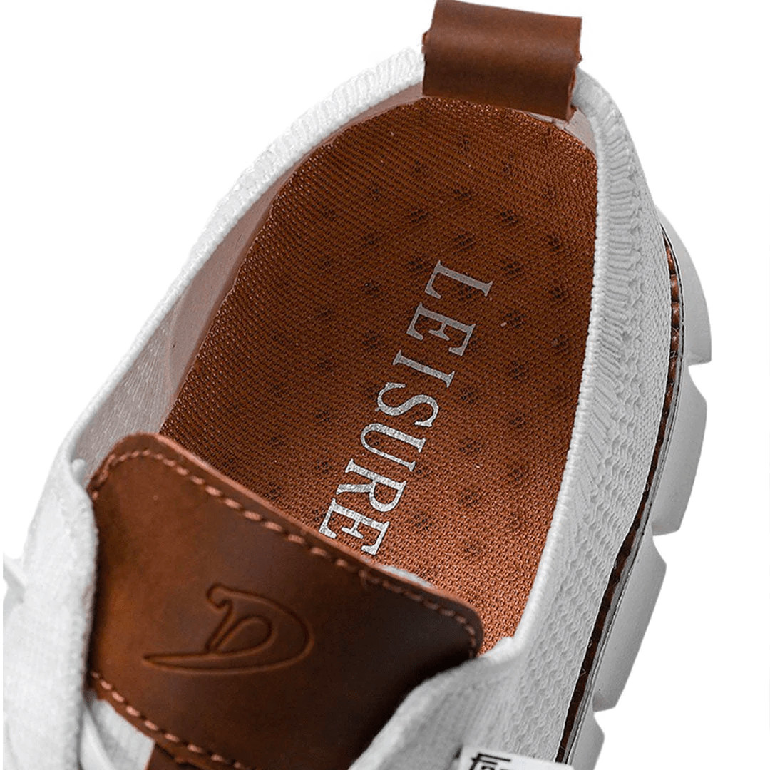 Urban™ | Ultra-bekväma Herrskor i Italienskt Läder & Andningsbar Flyknit