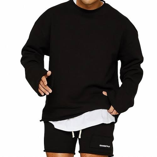 Arvid™ | Classic Crew Neck Men's Sweater in Cotton Blend