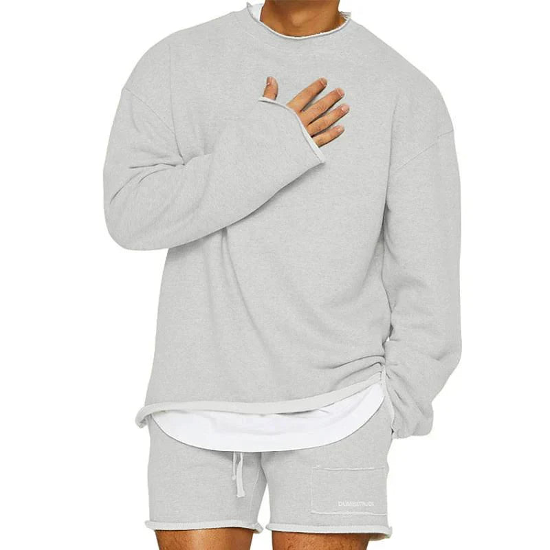 Arvid™ | Classic Crew Neck Men's Sweater in Cotton Blend