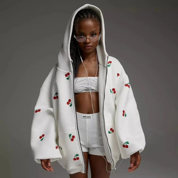 Torinna – Trendig Oversized Damjacka med Huv﻿a