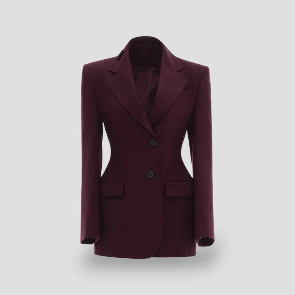 Hedely - Sofistikeret Damekjole med Figurformet Slim Fit og Langærmet Design