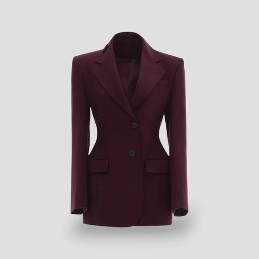 Hedely - Sophisticated Women's Dress with Tailored Slim Fit and Long-Sleeved Design