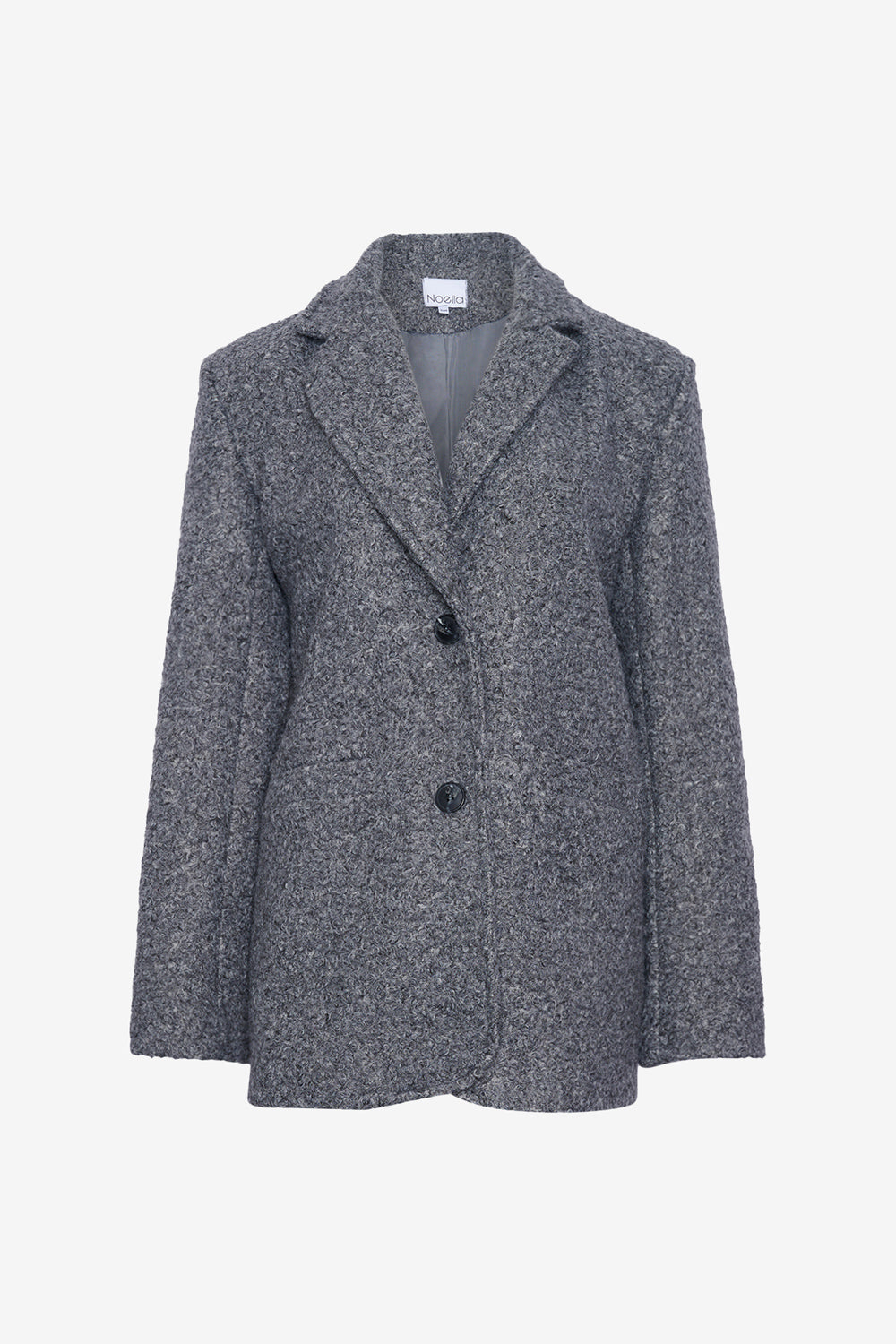 Desirée Damkavaj – Jetgrå Dobbeltradet Blazer