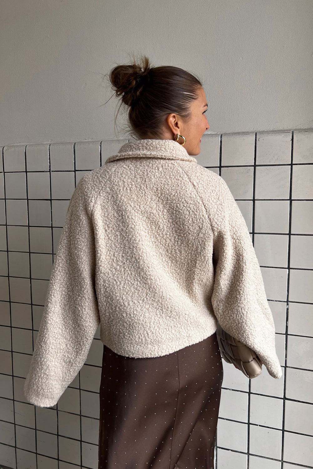 Anneli Jacka Blød Beige – Premium Modeklassiker til Kvinder