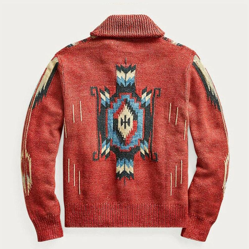 VINDREL™ | Vintage Kofta til Herre i Tidløs Design