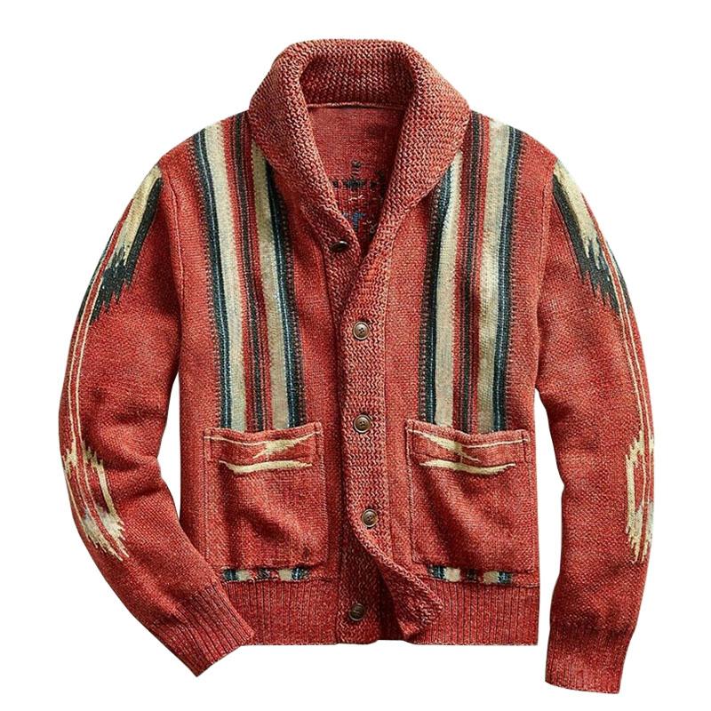 VINDREL™ | Vintage Kofta til Herre i Tidløs Design