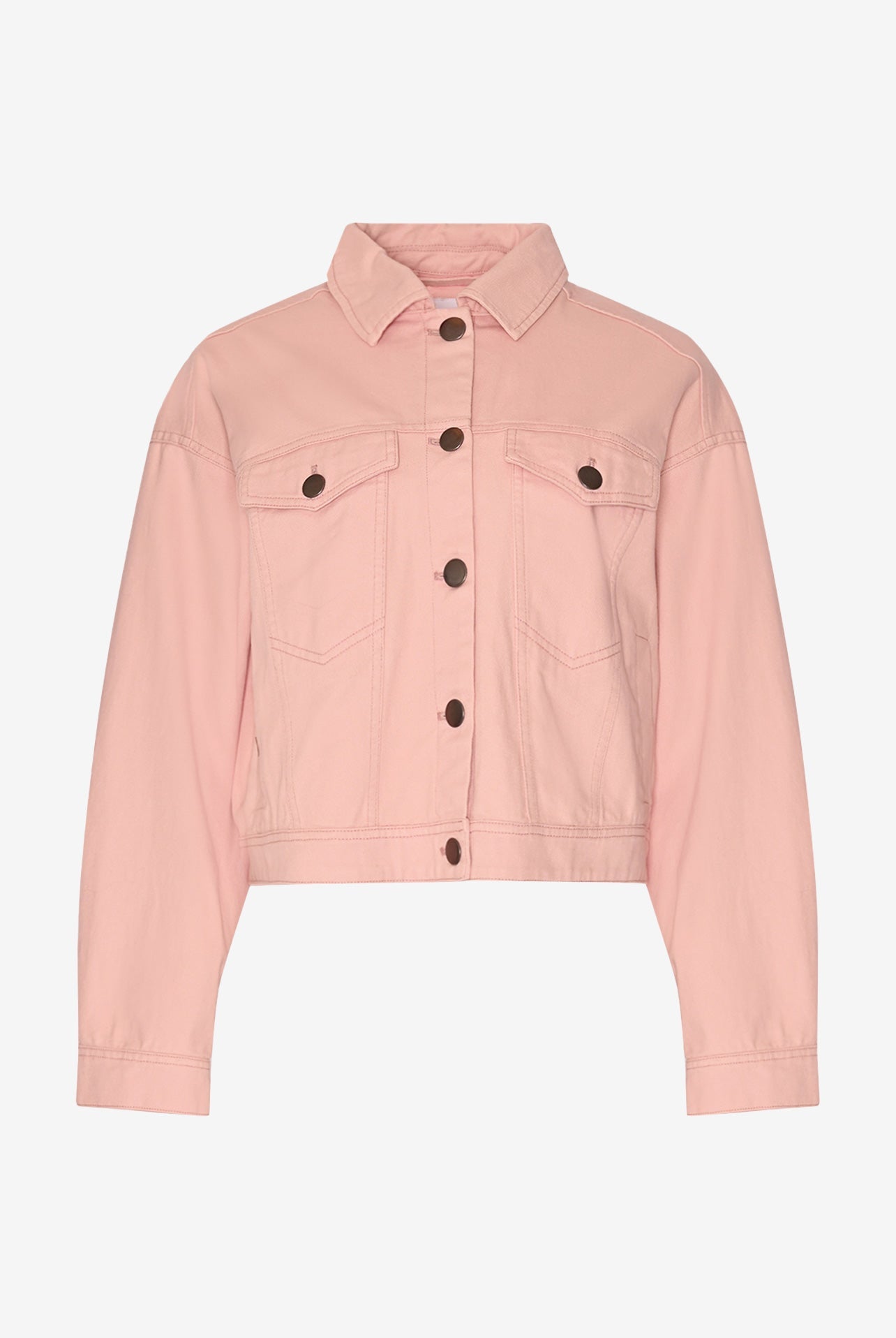 Erika Rosa Washed Jacka – Klassiskt Damytterplagg i Denim