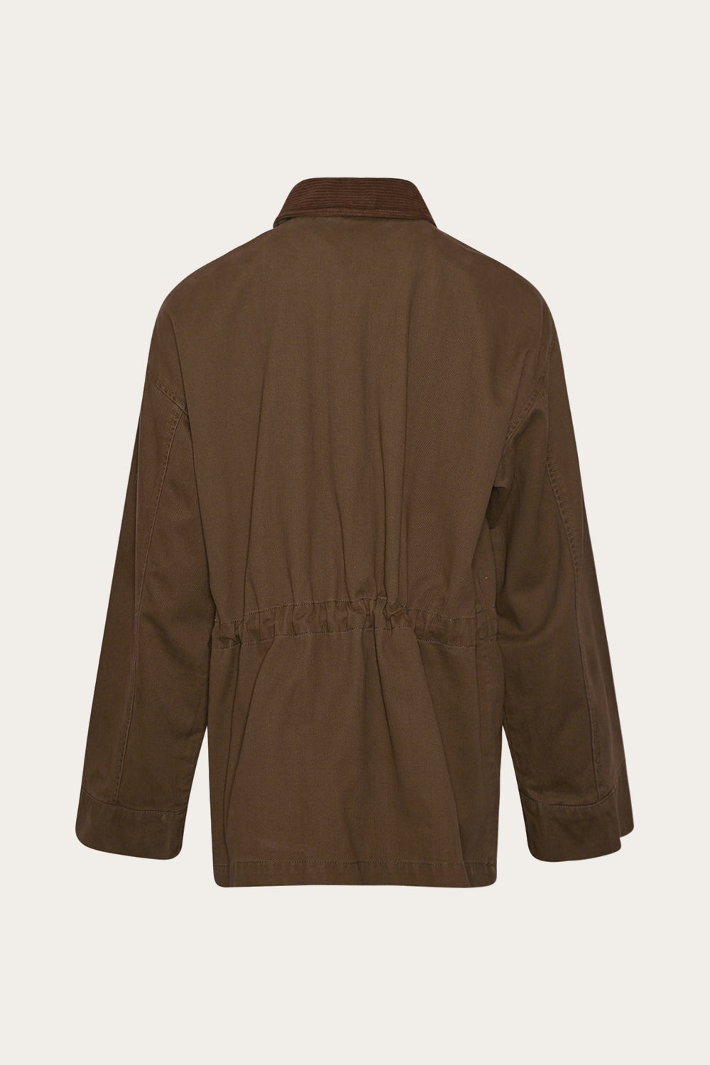 Klara Ytterplagg – Modern Damjacka i Washed Morel