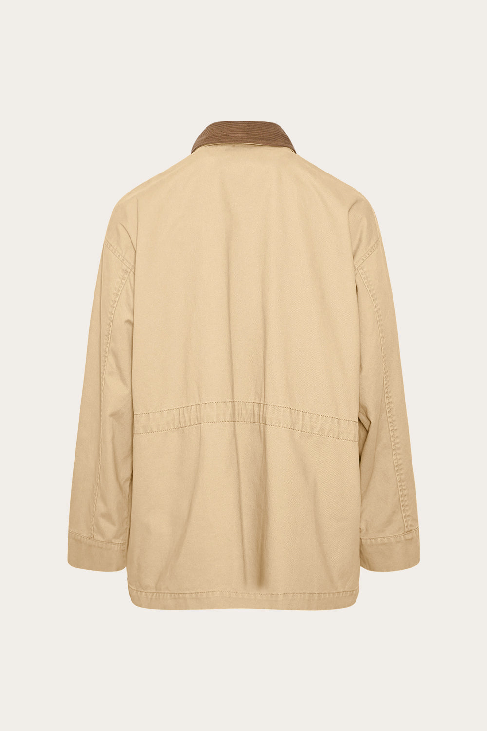 Freja Jacka Washed Sand – Minimalistisk och Tidlös Damjacka