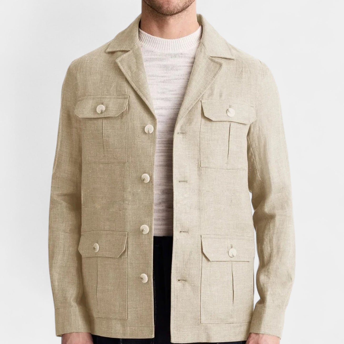 Verner | Mr. Light Linen Shirt – Elegant & Relaxed Overshirt