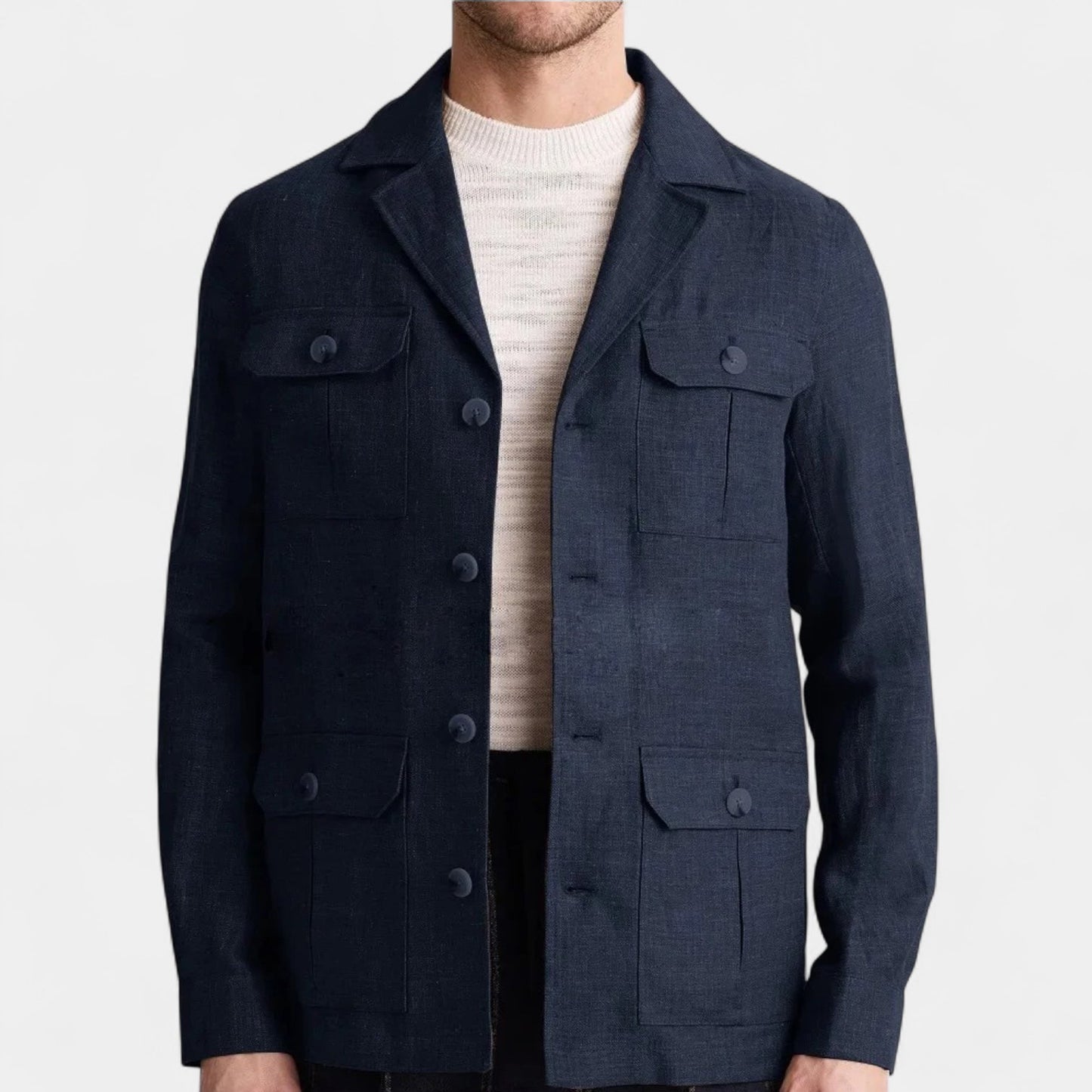Verner | Mr. Light Linen Shirt – Elegant & Relaxed Overshirt