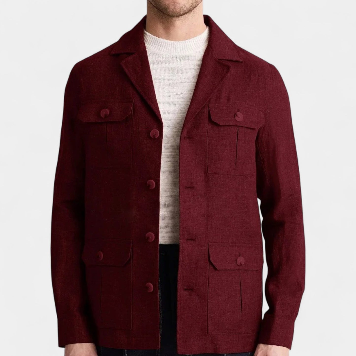 Verner | Mr. Light Linen Shirt – Elegant & Relaxed Overshirt