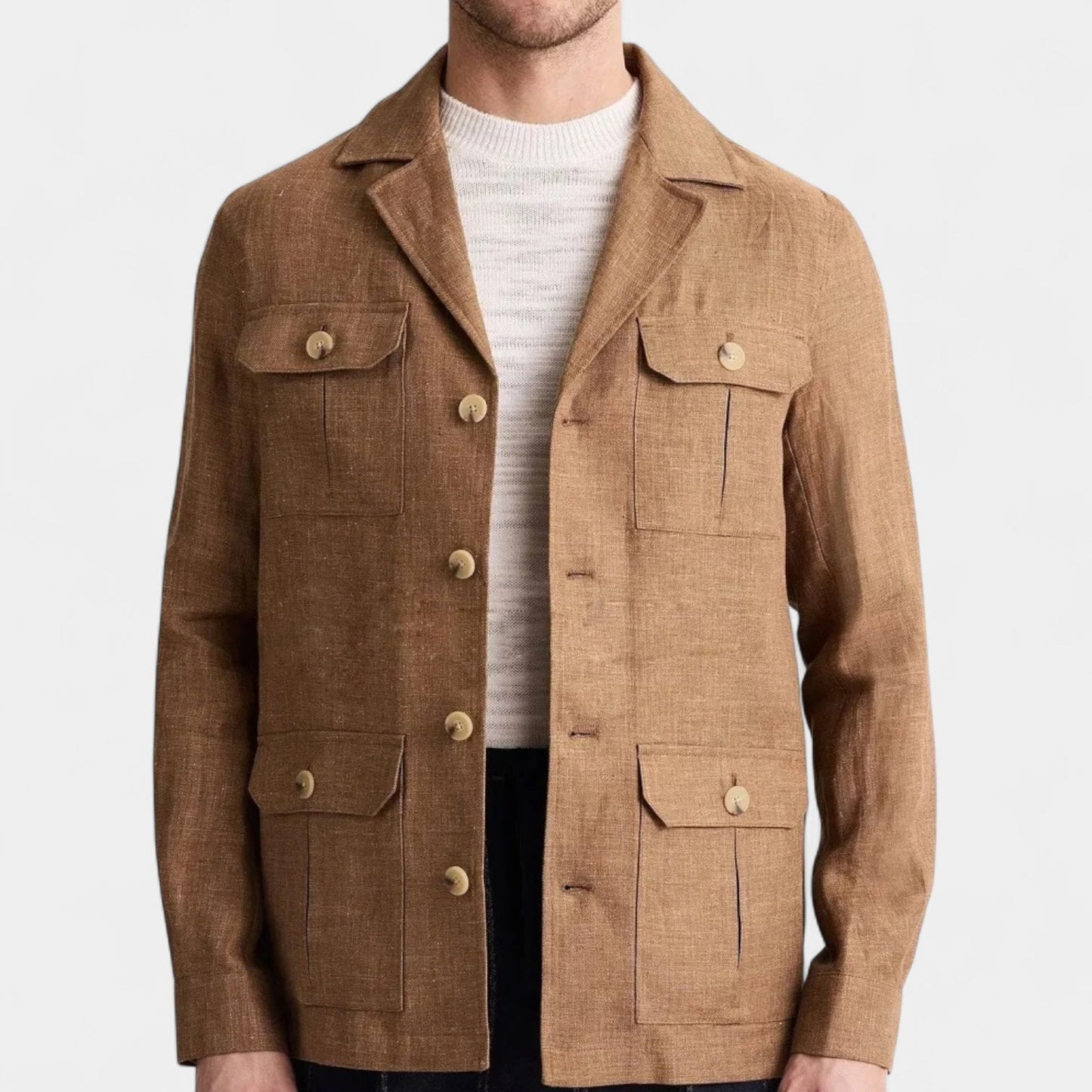 Verner | Mr. Light Linen Shirt – Elegant & Relaxed Overshirt