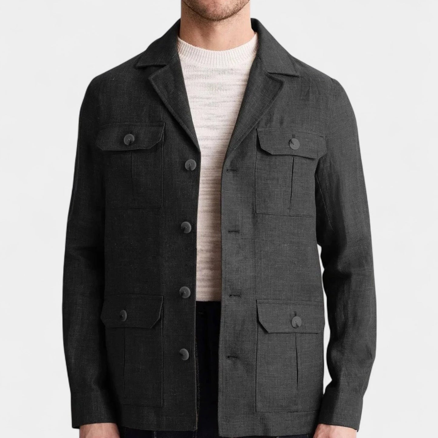 Verner | Mr. Light Linen Shirt – Elegant & Relaxed Overshirt
