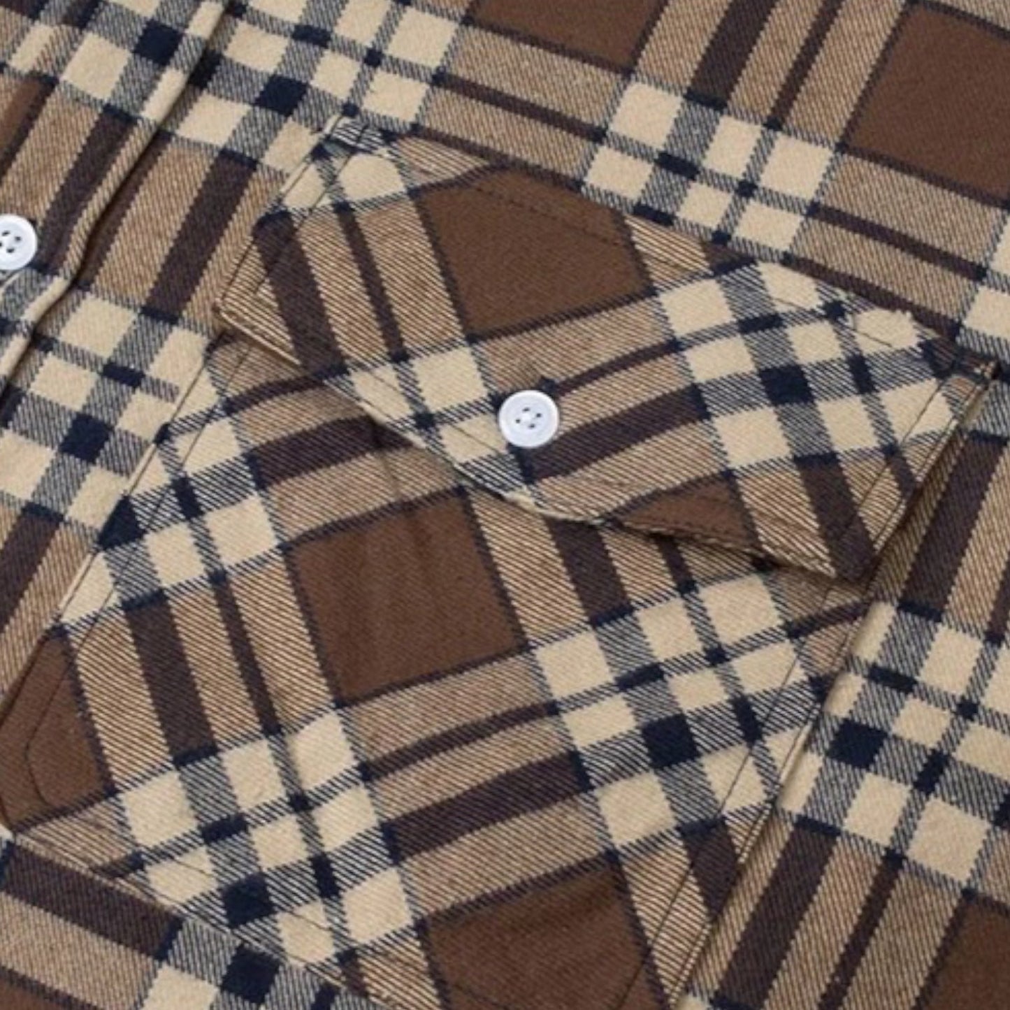 Norrskenberg™ – Checked Flannel Shirt with Fleece Lining for Men | Perfect as Overshirt & Layer under Winter Jacket
