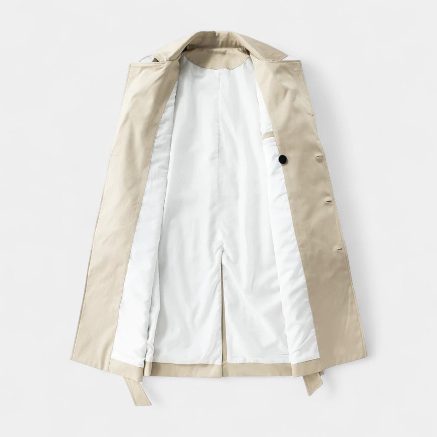 Håkan | Men's Waterproof Trench Coat with Double Breasting – Classic Style