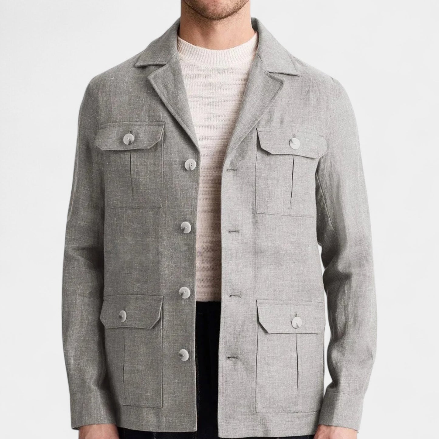 Verner | Mr. Light Linen Shirt – Elegant & Relaxed Overshirt