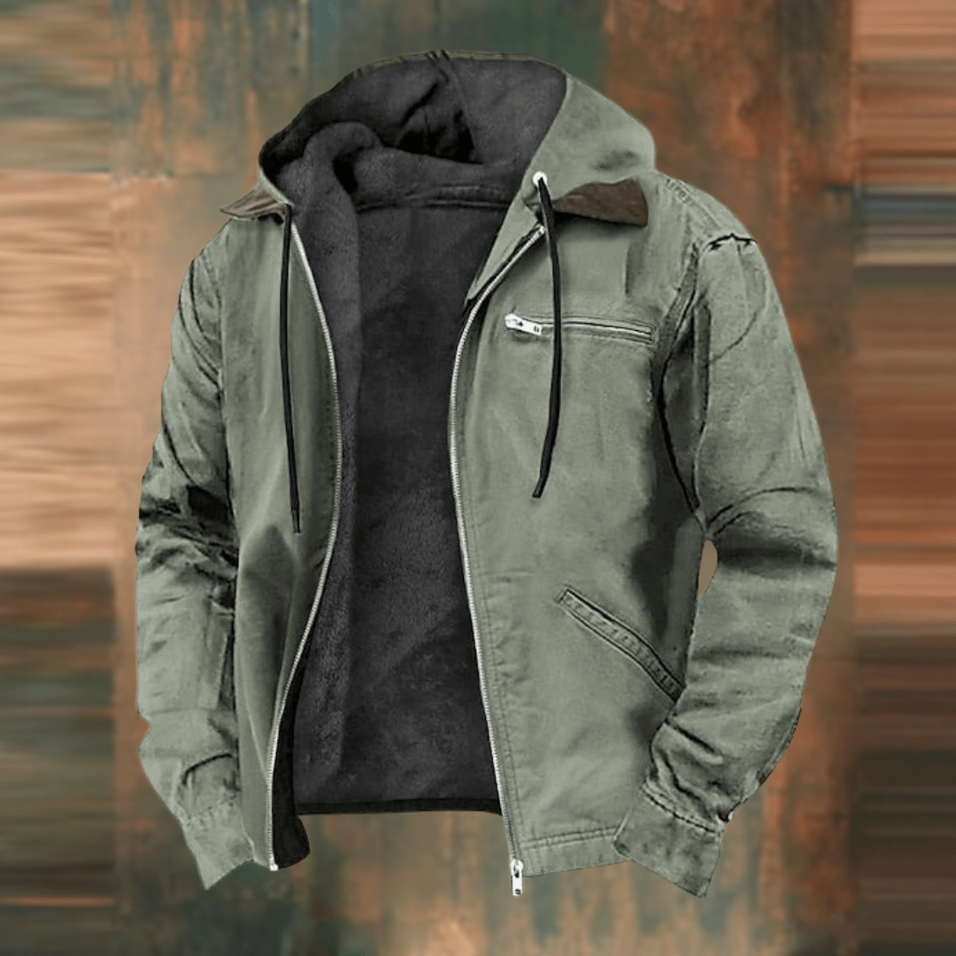 Joemar | Bomber jacket with hood and pockets with zipper