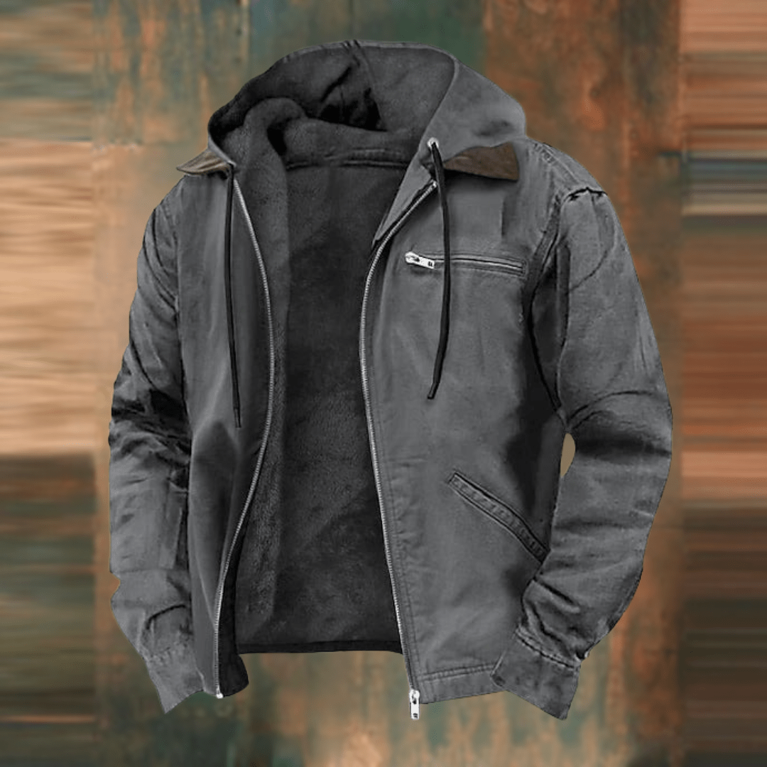 Joemar | Bomber jacket with hood and pockets with zipper