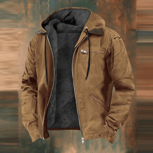 Joemar | Bomber jacket with hood and pockets with zipper