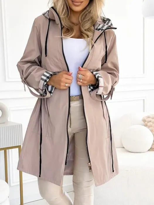 Luxelle Women's Cape with Hood – Elegant Everyday Layer for Winter