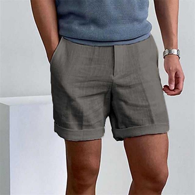 Leon | Classic linen shorts for men