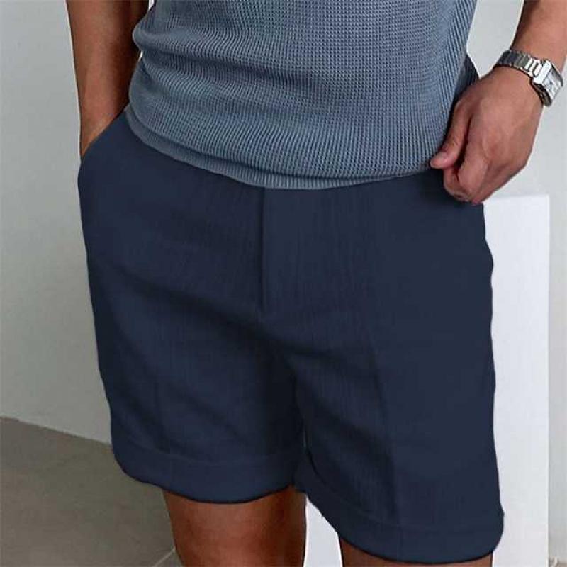 Leon | Classic linen shorts for men