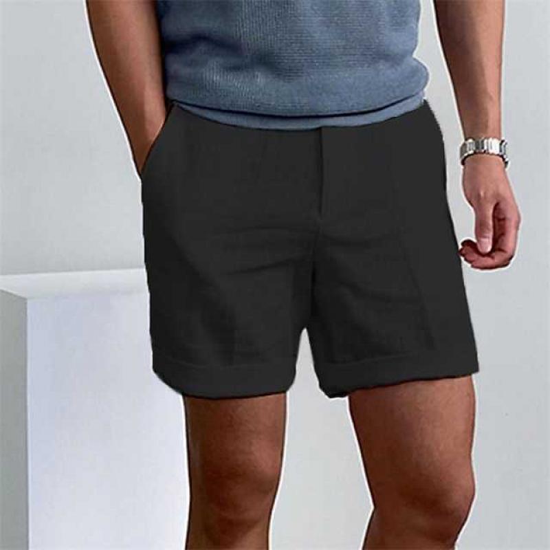Leon | Classic linen shorts for men