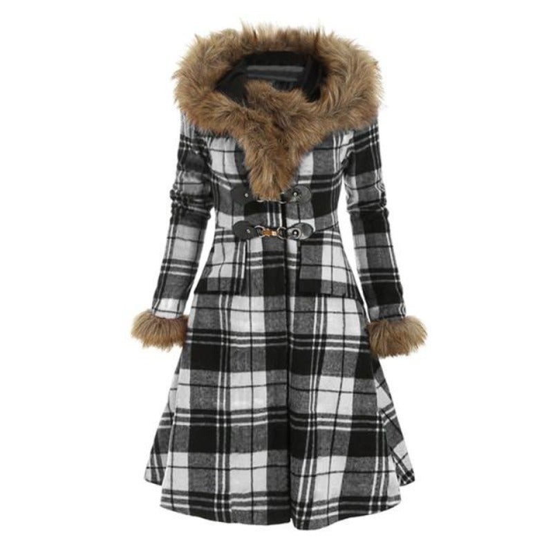 Josefin – Kort Trenchcoat för Dam med Feminint Snitt och Stilren Design