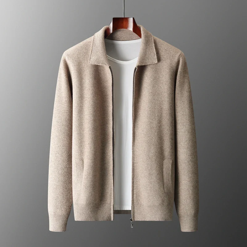Men's Jacket for Layering – Full Zipper in Smart Casual Style