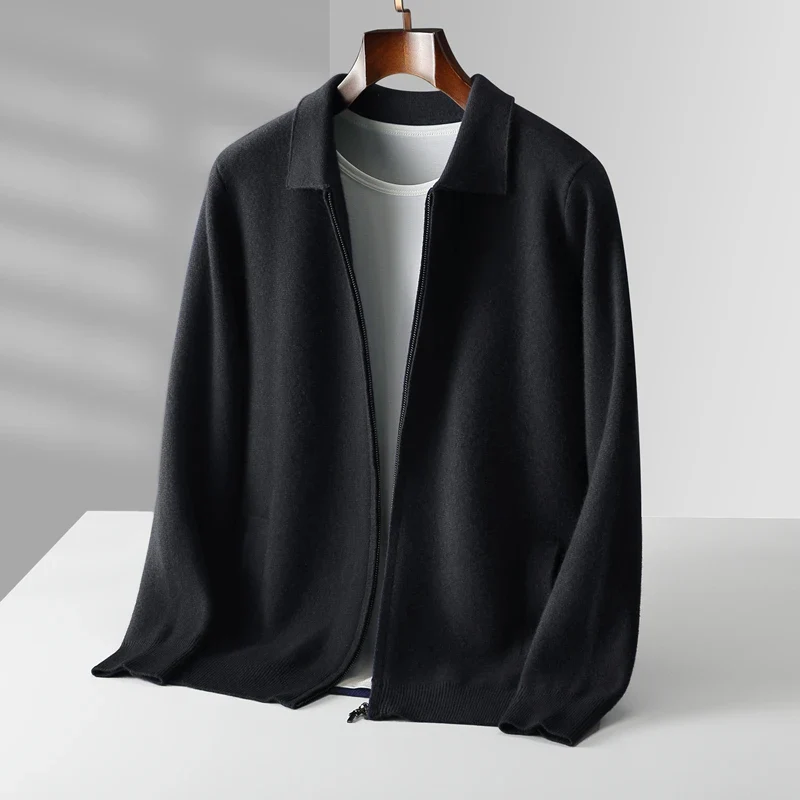 Men's Jacket for Layering – Full Zipper in Smart Casual Style