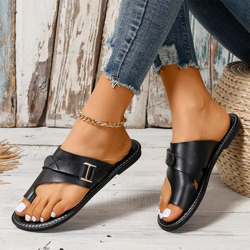 ALBA™ | Orthopedic Leather Sandals with Light Comfort