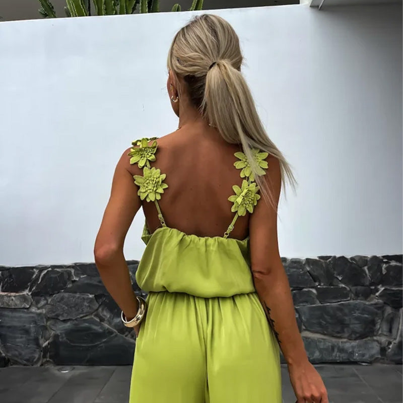 Celestine Couture Jumpsuit – Tidlös Skönhet i Varje Rörelse